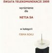 Netia wyróżniona w konkursie Złote Anteny Świata Telekomunikacji