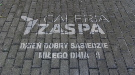 Galeria Zaspa wita się z sąsiadami ekologicznym graffiti