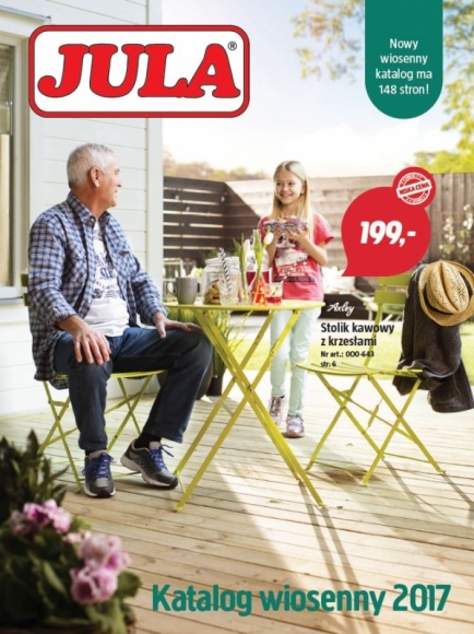 Jula inspiruje na wiosnę nowym „Katalogiem wiosennym 2017” BIZNES, Handel - Od 8 marca w szwedzkich multimarketach Jula można odebrać nowy, bezpłatny „Katalog wiosenny 2017”.