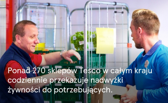 Tesco Polska ograniczyło ilość marnowanej żywności o 33% rok do roku BIZNES, Handel - Tesco jako jedyna sieć handlowa w Polsce publikuje dane dotyczące skali marnowania żywności. Zgodnie z zestawieniem za miniony rok finansowy, firma zmniejszyła ilość wyrzucanej żywności o 33% rok do roku.