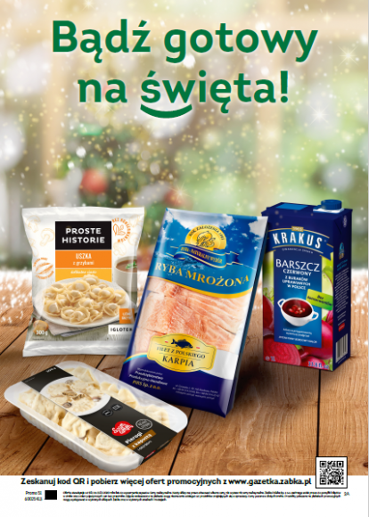 W ofercie Żabki po raz pierwszy filet z karpia i inne tradycyjne potrawy BIZNES, Handel - Sieć Żabka postanowiła zadbać o to, by klienci mogli znaleźć w jej placówkach wszystko, czego potrzebują do przygotowania tradycyjnych potraw. Decydując się na zakupy w ulubionej, osiedlowej Żabce, można mieć pewność, że będą one szybkie, wygodne i bezpieczne.