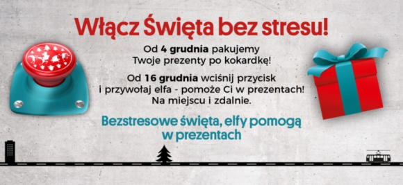 Katowicka włącza Święta bez stresu! BIZNES, Handel - Galeria Katowicka uruchomiła bezpłatną usługę pakowania prezentów oraz elfie doradztwo podarunkowe. Na klientów czekają również kolejne nowości i zmiany.